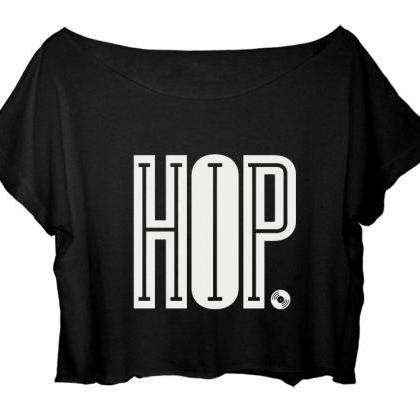 Hip Hop Shirt Women Crop Top Music ..