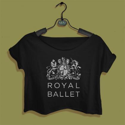 royal ballet shirt women's crop tee..