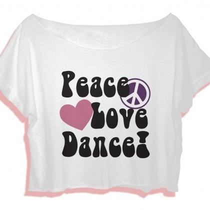 Crop Tee Dance Shirt Gift Women's..