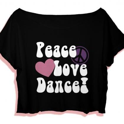 Crop Tee Dance Shirt Gift Women's..