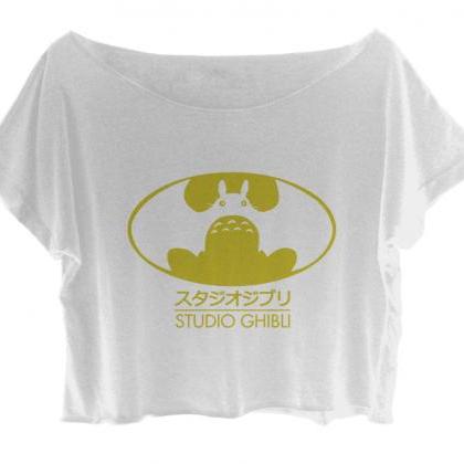 Totobat Crop Tee Totoro Shirt Anime..
