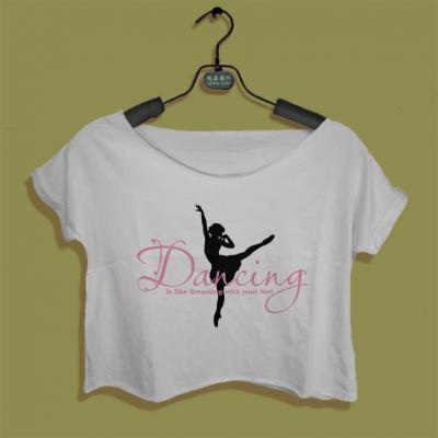 ballerina shirt dancing ballet women crop top crop tee all size black white t-shirt Instagram Pinterest Tumblr BL02IAM