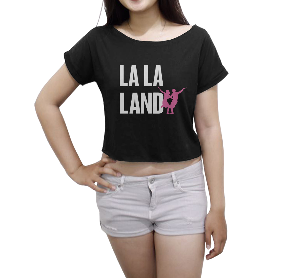 La La Land T-shirt Movie Dance Women's Crop Tee